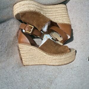 Marc Fisher Adalyn Espadrille Wedge Sandal Size 10